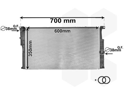 VAN WEZEL Radiaator,mootorijahutus 06002446